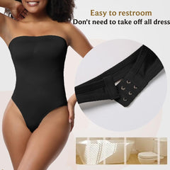 One Piece Thong Tummy Control Shapewear