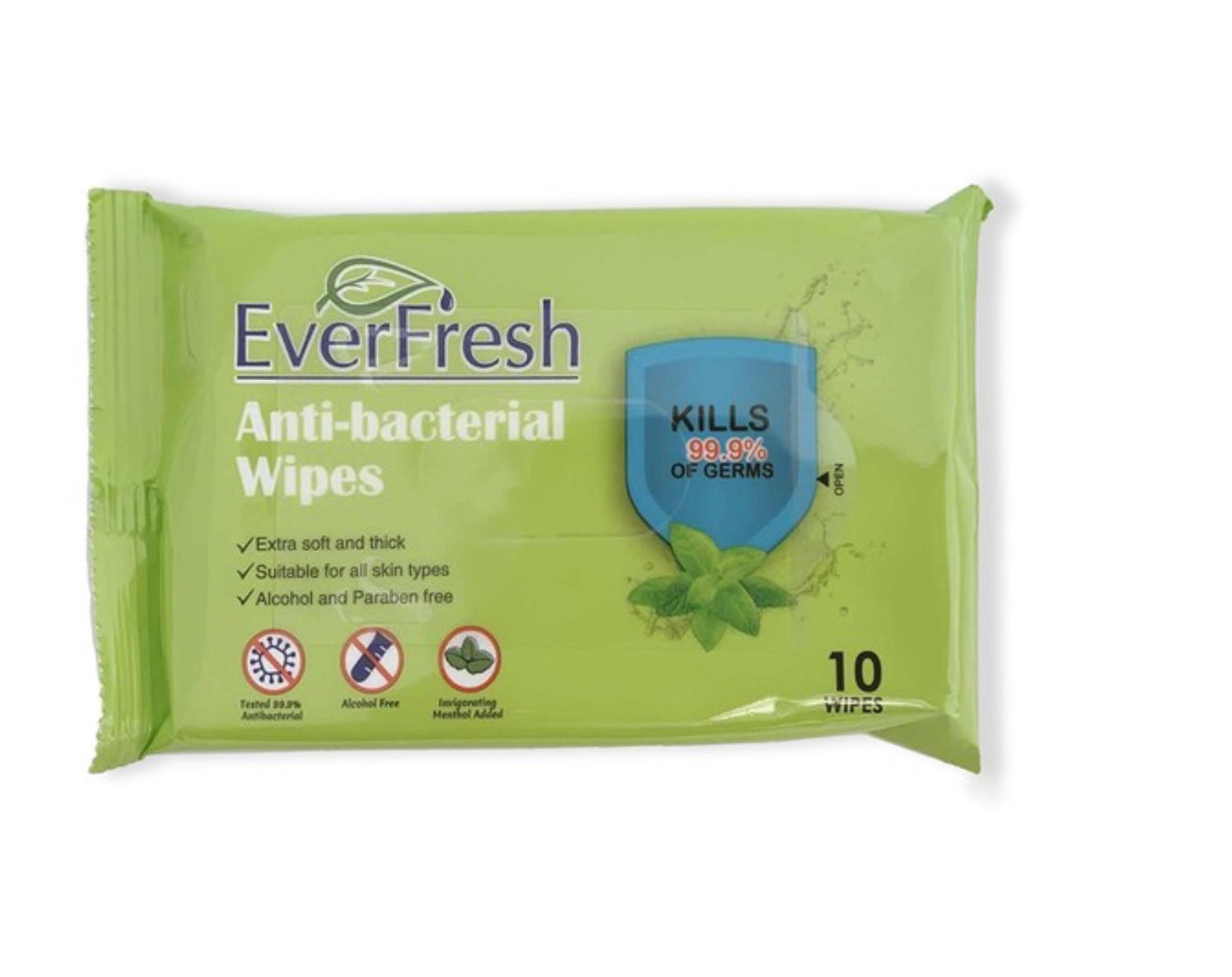 75% Alcohol Antibacterial Wipe (10 pcs)