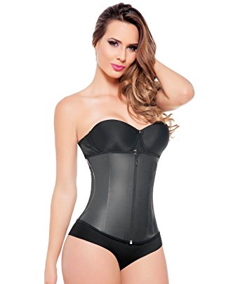 New! Girly Curves' 2037 Latex Waistband With Invisible Zipper