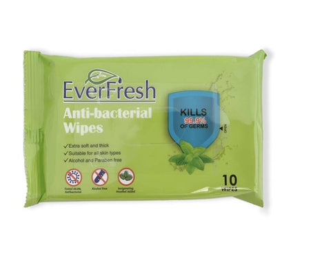 75% Alcohol Antibacterial Wipe (10 pcs)